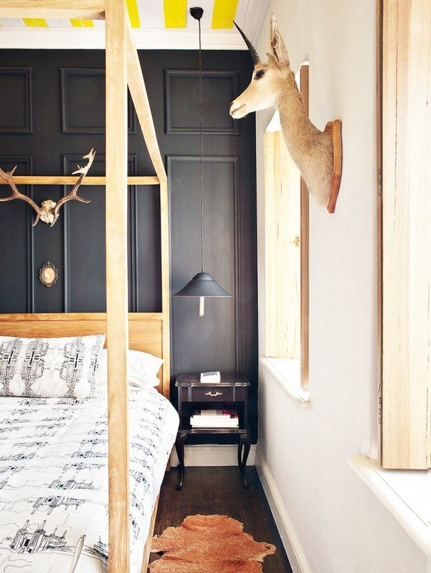 Фото из портфолио Стильная мужская спальня – фотографии дизайна интерьеров на INMYROOM