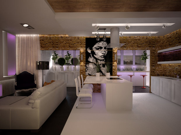 Фото из портфолио Квртира 110 кв.м. – фотографии дизайна интерьеров на INMYROOM