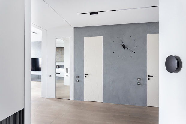 Фотография: Прихожая в стиле Современный, Минимализм, Квартира, Проект недели, Москва, 3 комнаты, Более 90 метров, Светлана Гальченко – фото на INMYROOM