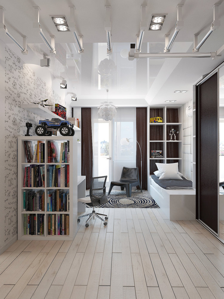 Фотография: Детская в стиле Хай-тек, Декор интерьера, Квартира, Christopher Guy, Massive, HOFF, Дома и квартиры, IKEA, Проект недели – фото на INMYROOM