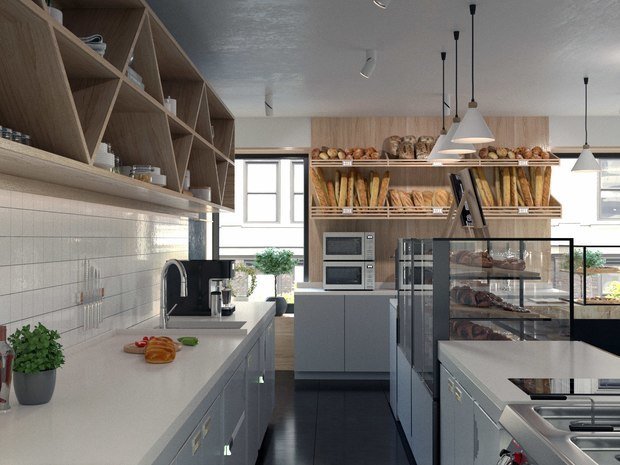 Фото из портфолио МУКА CAFE – фотографии дизайна интерьеров на INMYROOM