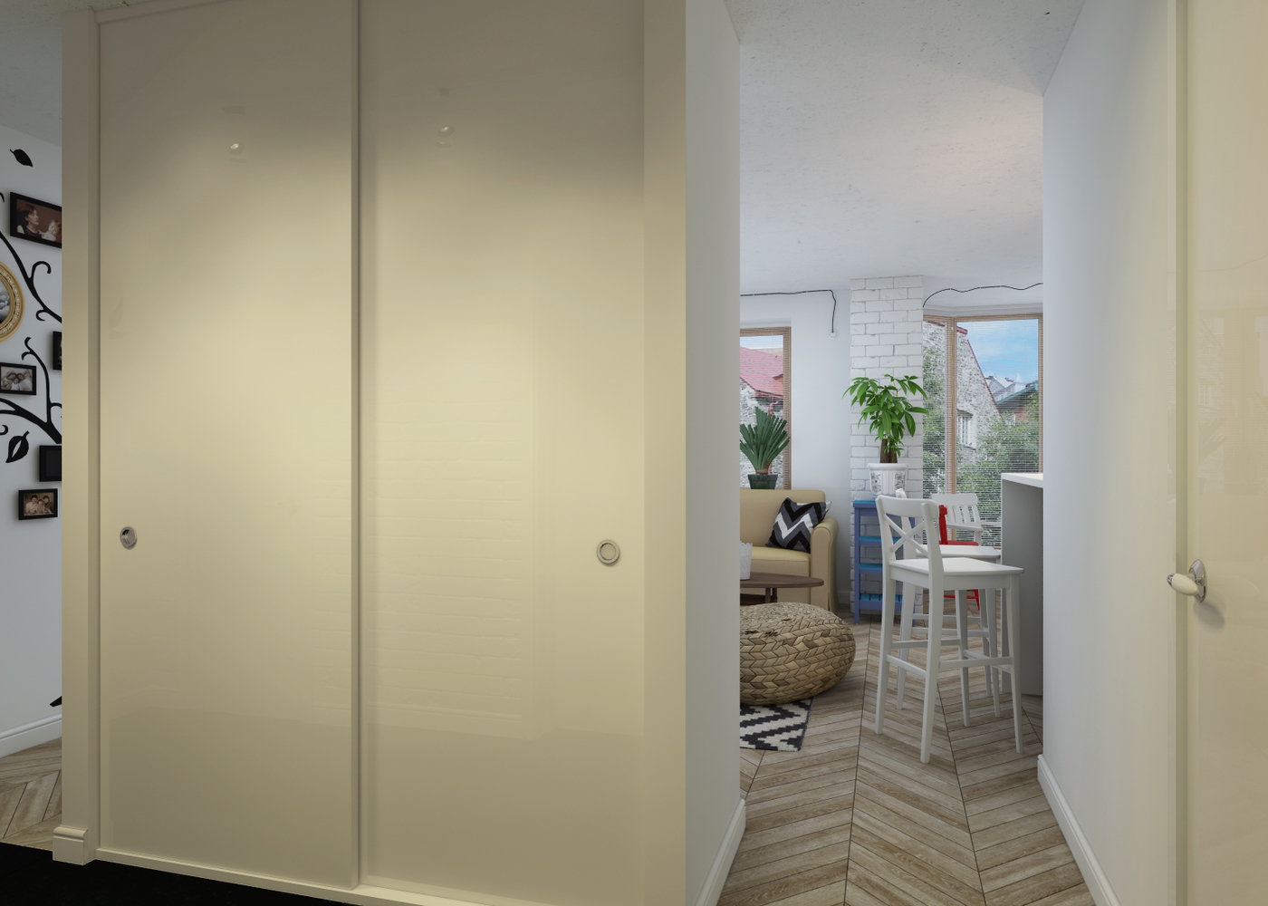 Фото из портфолио Малогабаритная квартира в стиле IKEA – фотографии дизайна интерьеров на INMYROOM Фото из портфолио Малогабаритная квартира в стиле IKEA – фотографии дизайна интерьеров на INMYROOM