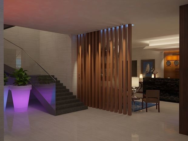 Визуализация интерьера офиса в современном стиле