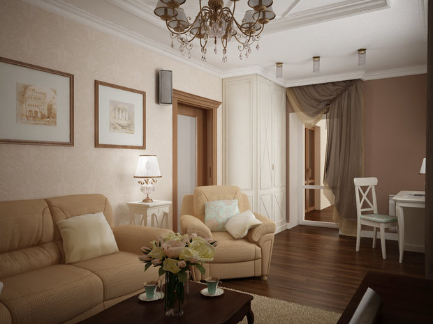 Фото из портфолио Уютная классика. – фотографии дизайна интерьеров на INMYROOM