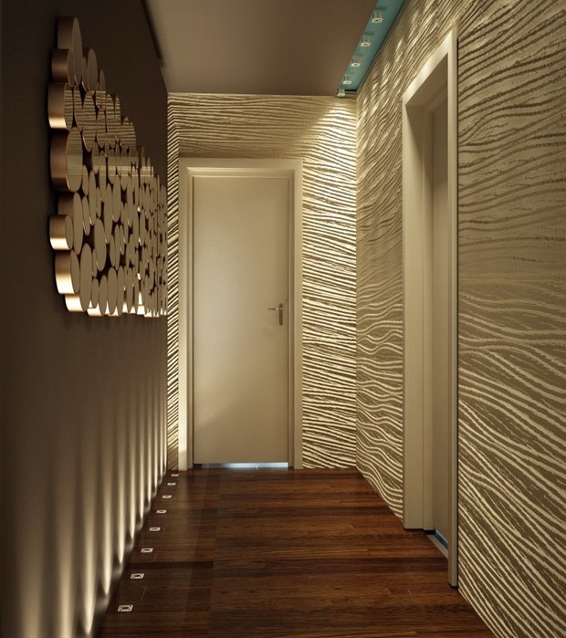 Фотография: Прихожая в стиле Современный, Квартира, Россия, Планировки, Декор, Белый, Минимализм, Проект недели, Бежевый, Синий, Голубой, Бирюзовый, Сочи, GraniStudio – фото на INMYROOM