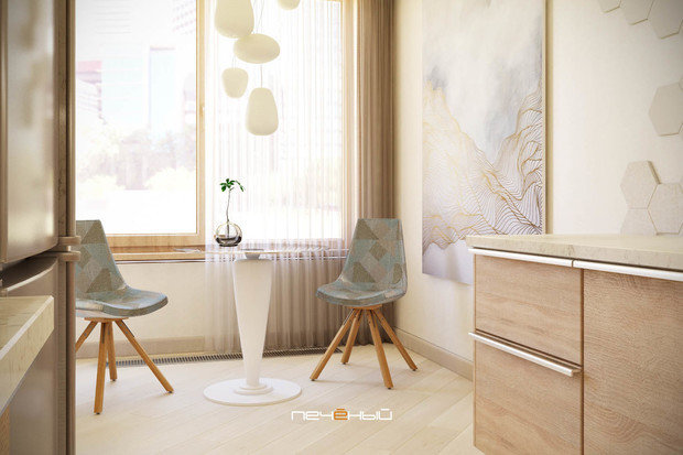 Фото из портфолио Бежевая однушка – фотографии дизайна интерьеров на INMYROOM