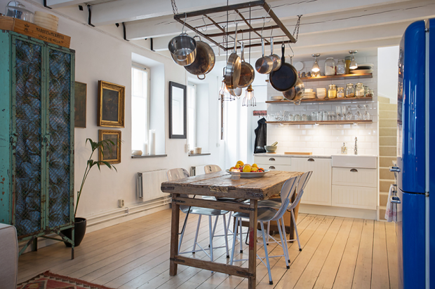 Фотография: Кухня и столовая в стиле Лофт, Скандинавский, Дом, Дома и квартиры – фото на INMYROOM