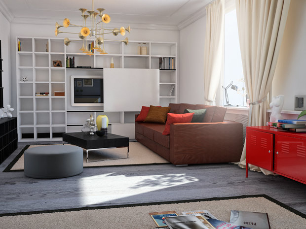 Фото из портфолио Скандинавская гостиная – фотографии дизайна интерьеров на INMYROOM