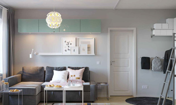 Фотография: Гостиная в стиле Скандинавский, Гид, ИКЕА, П-44 – фото на INMYROOM