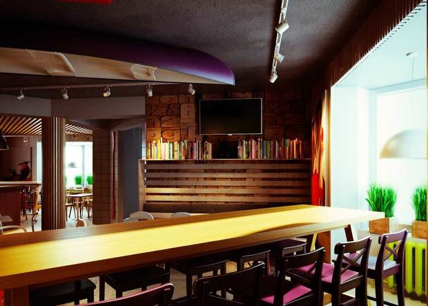 Фото из портфолио Pizza Time – фотографии дизайна интерьеров на INMYROOM