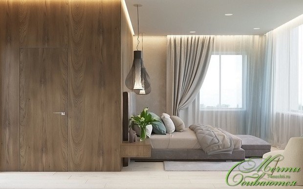 Фото из портфолио Спальня и гостевая в современном стиле – фотографии дизайна интерьеров на INMYROOM