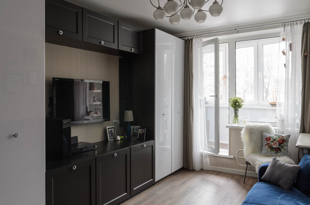 Фотография: Гостиная в стиле Скандинавский, Современный – фото на INMYROOM