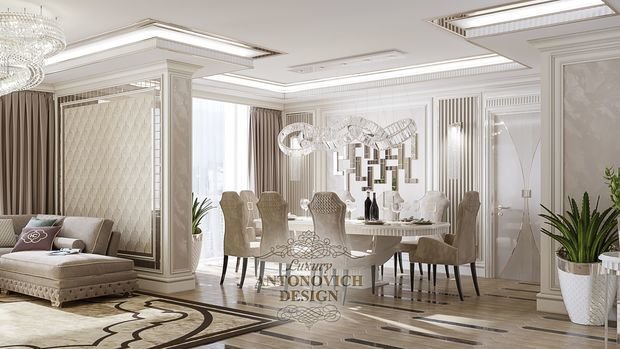 Фото из портфолио Ар деко и классика: в поисках гармонии – фотографии дизайна интерьеров на INMYROOM