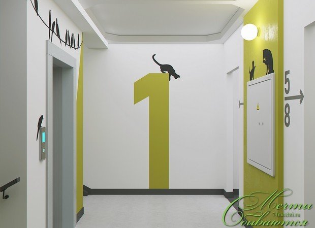 Фото из портфолио Интерьеры подъезда многоквартирного дома – фотографии дизайна интерьеров на INMYROOM