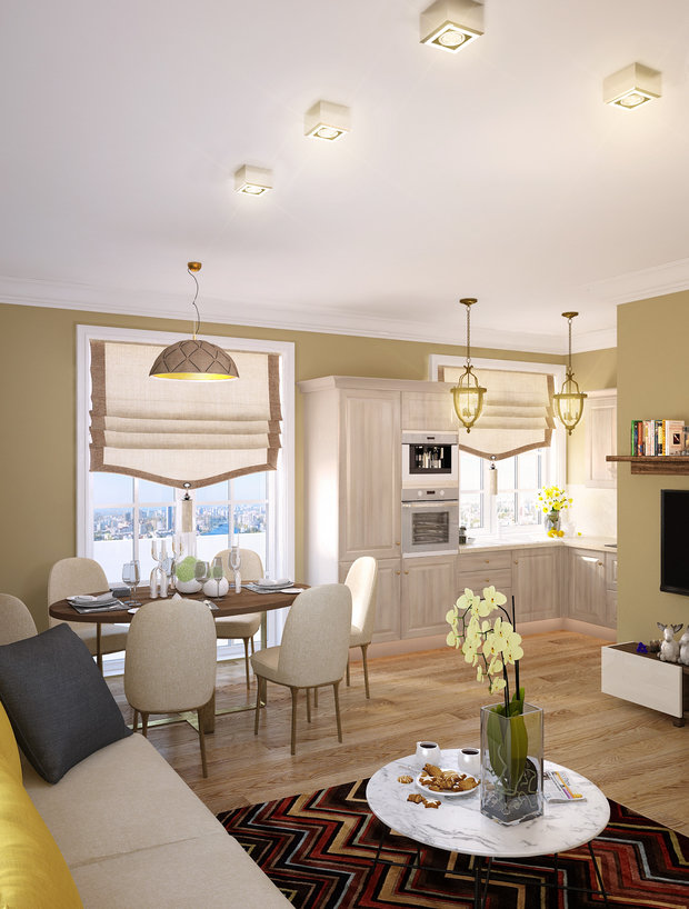 Фото из портфолио Солнечное настроение – фотографии дизайна интерьеров на INMYROOM