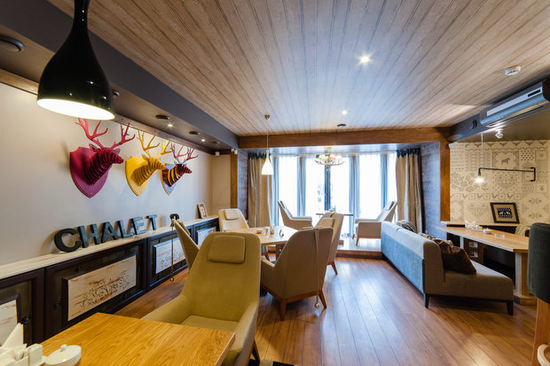 Фото из портфолио Ресторан «CHALET» в стиле шале – фотографии дизайна интерьеров на INMYROOM