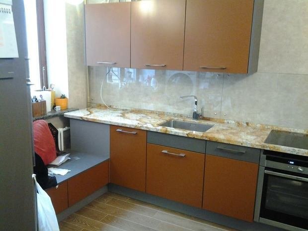 Фото из портфолио Стеклянный фартук  – фотографии дизайна интерьеров на INMYROOM