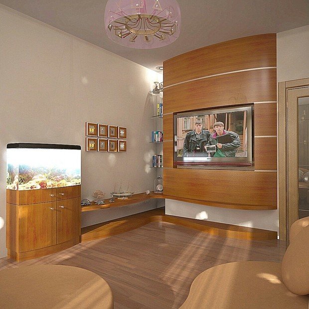 Фото из портфолио Гостиная в медовых тонах – фотографии дизайна интерьеров на INMYROOM
