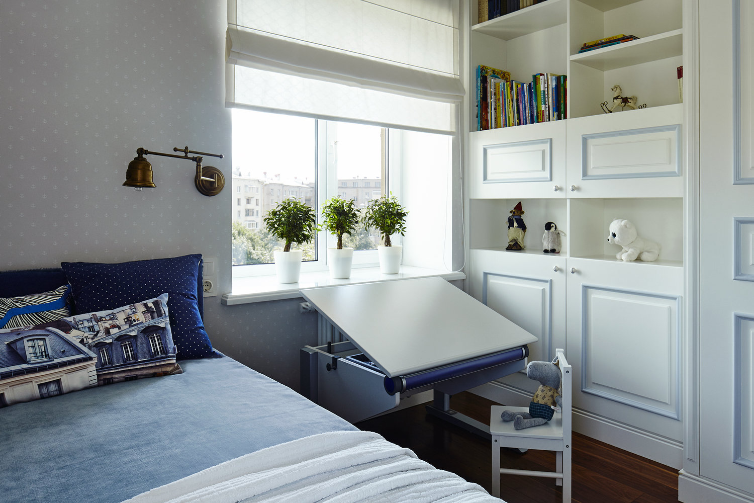 Фотография: Детская в стиле Современный, Классический, Квартира, Проект недели, Москва, Монолитный дом, 4 и больше, Более 90 метров, Ольга Солнышкова, ЖК «Николаевский» – фото на INMYROOM