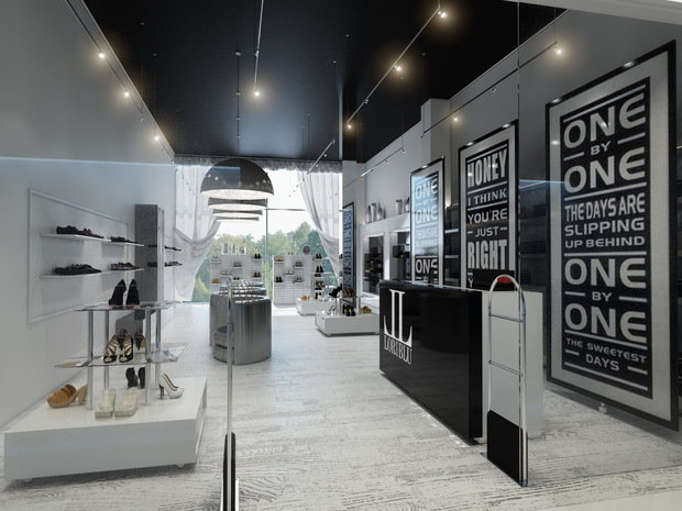 Фото из портфолио Дизай бутика LoriBlu. Зал 3. – фотографии дизайна интерьеров на INMYROOM