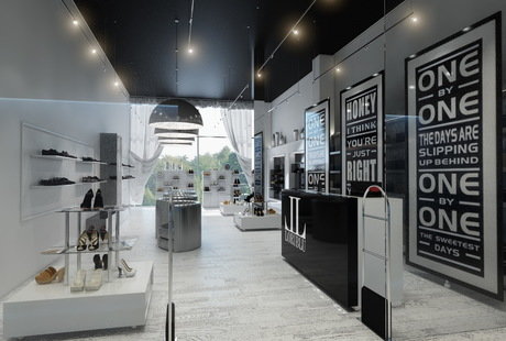 Дизай бутика LoriBlu. Зал 3.