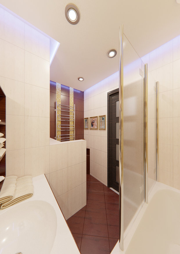 Фото из портфолио Ванная в египетском стиле – фотографии дизайна интерьеров на INMYROOM