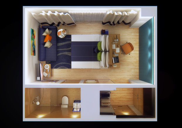 Фото из портфолио Комплектация отелей под ключ – фотографии дизайна интерьеров на INMYROOM