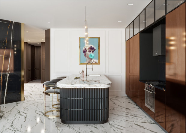 Фото из портфолио Дизайн-проект квартиры в Клубном доме Тихвин – фотографии дизайна интерьеров на INMYROOM