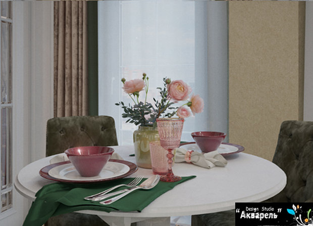 Фото из портфолио Интерьер квартиры "Berry" – фотографии дизайна интерьеров на INMYROOM