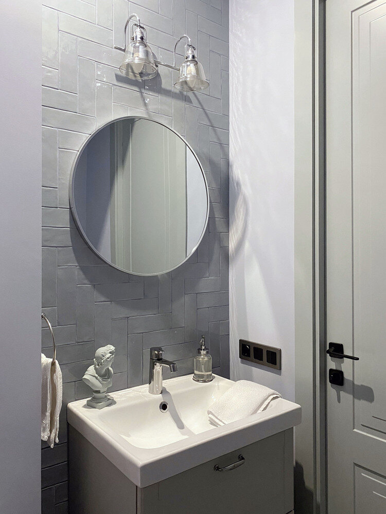 Фотография: Ванная в стиле Современный, Скандинавский, Проект недели, Дом и дача, Таунхаус, 4 и больше, Более 90 метров, Ирина Сагун – фото на INMYROOM Фотография: Ванная в стиле Современный, Скандинавский, Проект недели, Дом и дача, Таунхаус, 4 и больше, Более 90 метров, Ирина Сагун – фото на INMYROOM
