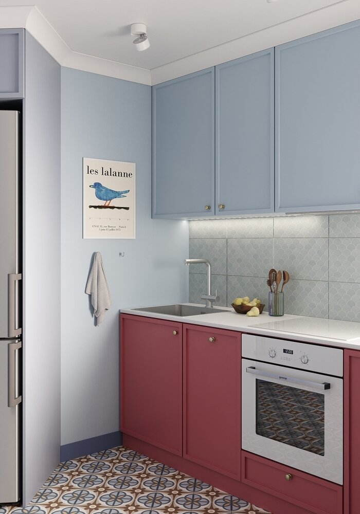 Фотография: Кухня и столовая в стиле Современный, Эклектика, Квартира, Проект дня, Санкт-Петербург, Ирина Собыленская, Панельный дом, 3 комнаты, 40-60 метров, 60-90 метров – фото на INMYROOM Фотография: Кухня и столовая в стиле Современный, Эклектика, Квартира, Проект дня, Санкт-Петербург, Ирина Собыленская, Панельный дом, 3 комнаты, 40-60 метров, 60-90 метров – фото на INMYROOM