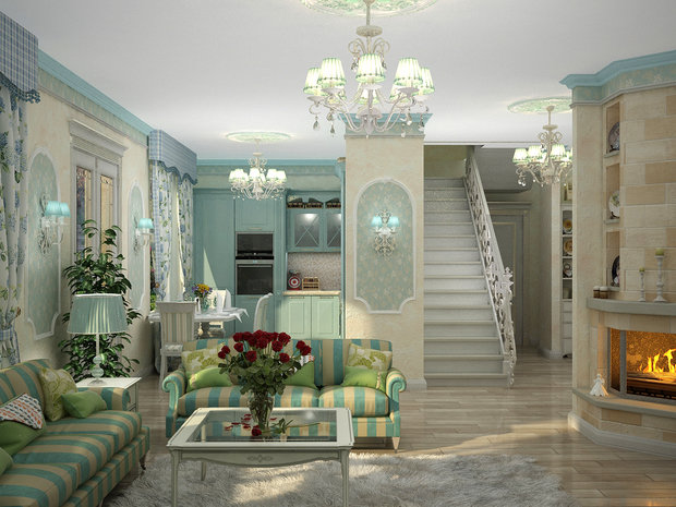 Фото из портфолио Прованс – фотографии дизайна интерьеров на INMYROOM