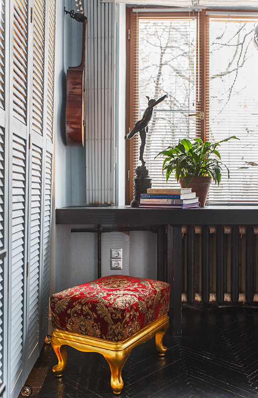 Фотография: в стиле , Эклектика, Квартира, Студия, Россия, Проект недели, Черный, Москва, Синий, Голубой, Герой InMyRoom, квартира дизайнера, Наталья Анахина, видео, Кирпичный дом, до 40 метров – фото на INMYROOM Фотография: в стиле , Эклектика, Квартира, Студия, Россия, Проект недели, Черный, Москва, Синий, Голубой, Герой InMyRoom, квартира дизайнера, Наталья Анахина, видео, Кирпичный дом, до 40 метров – фото на INMYROOM