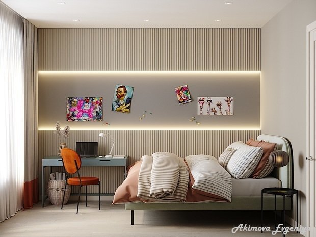 Фото из портфолио ЖК BIG TIME 58м часть 2 – фотографии дизайна интерьеров на INMYROOM