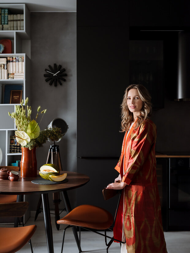 Фотография: Кухня и столовая в стиле Лофт, Современный, Эклектика, Квартира, Проект недели, Москва, 3 комнаты, 60-90 метров, Domeli, Катерина Притчина – фото на INMYROOM