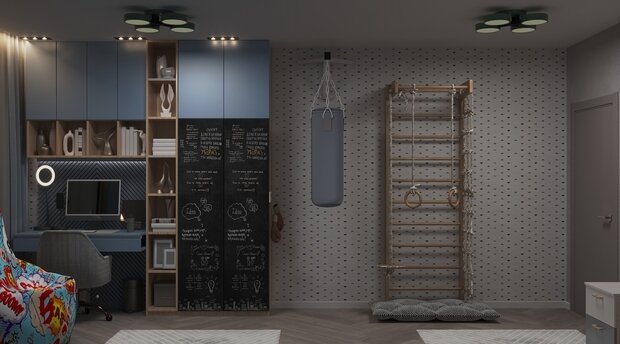 Фото из портфолио Детская для двух мальчиков – фотографии дизайна интерьеров на INMYROOM