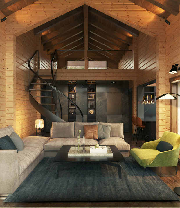 Фото из портфолио Гранат – фотографии дизайна интерьеров на INMYROOM