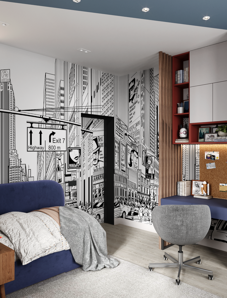 Фотография: Детская в стиле Современный, Квартира, Проект недели, Москва, 4 и больше, Более 90 метров, Texture Design – фото на INMYROOM Фотография: Детская в стиле Современный, Квартира, Проект недели, Москва, 4 и больше, Более 90 метров, Texture Design – фото на INMYROOM