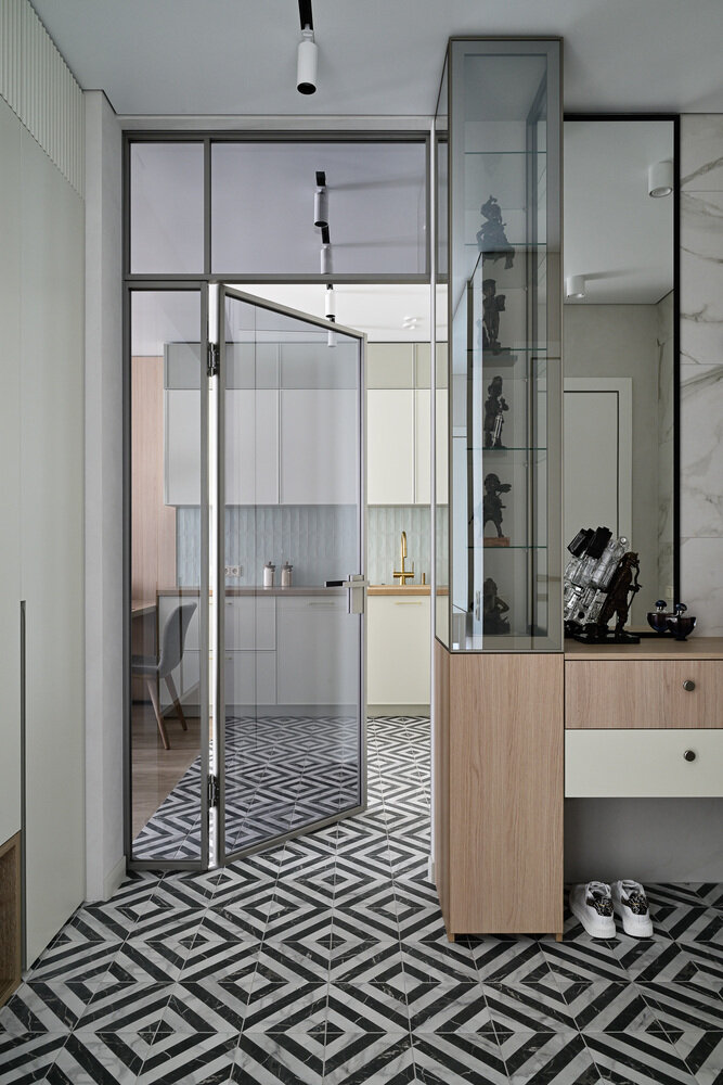 Фотография: Прихожая в стиле Современный, Скандинавский, Квартира, Проект дня, Пенза, 3 комнаты, 60-90 метров, Ольга Писарькова – фото на INMYROOM Фотография: Прихожая в стиле Современный, Скандинавский, Квартира, Проект дня, Пенза, 3 комнаты, 60-90 метров, Ольга Писарькова – фото на INMYROOM