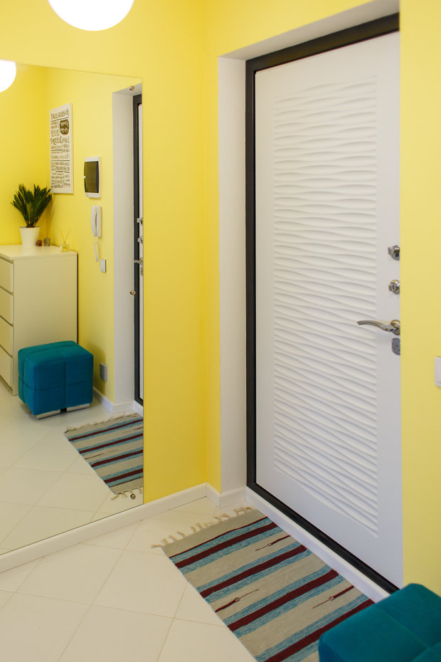 Фотография: Прихожая в стиле Скандинавский, Современный, Квартира, Студия, Проект недели, Ирина Собыленская, новостройка, Сергиев Посад – фото на INMYROOM