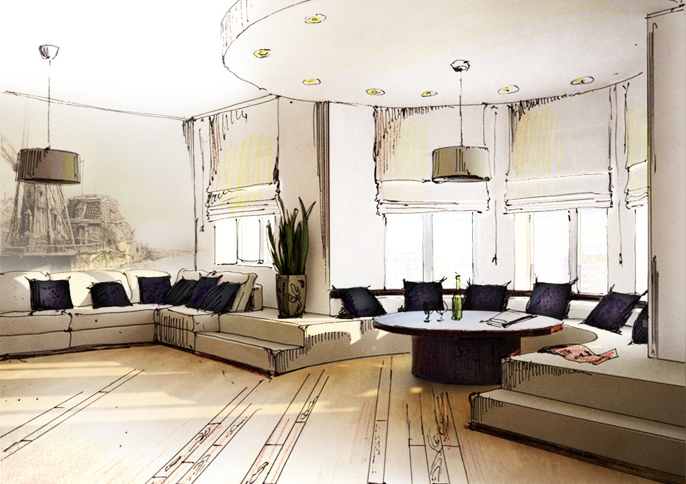 Фотография: Гостиная в стиле Современный, Интерьер комнат, Тема месяца, Шторы – фото на INMYROOM Фотография: Гостиная в стиле Современный, Интерьер комнат, Тема месяца, Шторы – фото на INMYROOM