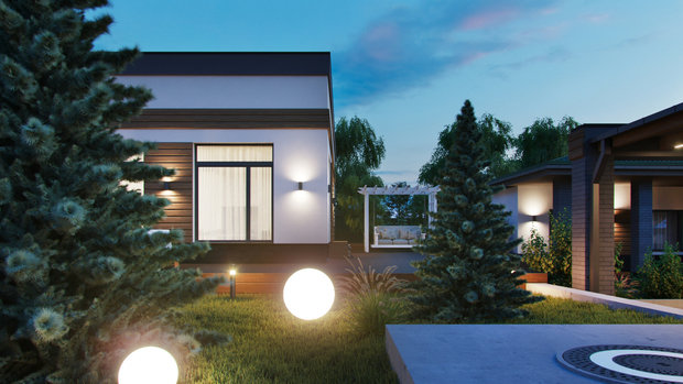 Фото из портфолио Одноэтажный загородный дом – фотографии дизайна интерьеров на INMYROOM