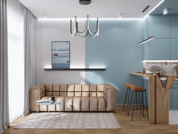 Фото из портфолио Квартира 63 кв.м – фотографии дизайна интерьеров на INMYROOM