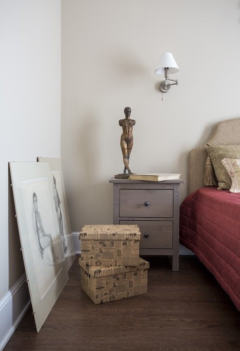 Фотография: в стиле , Современный, Квартира, Проект недели, Москва, Михаил Свистунов, Наталия Заворотищева, «Атмосфера», Старый фонд, Кирпичный дом, 2 комнаты, 40-60 метров – фото на INMYROOM