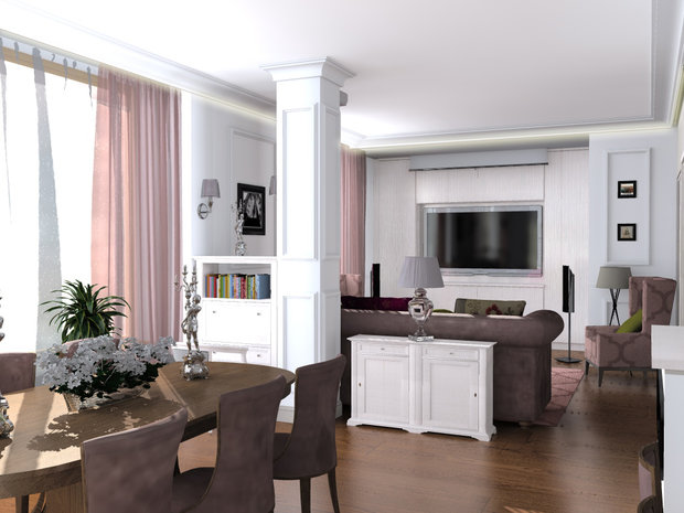Фото из портфолио Квартира – фотографии дизайна интерьеров на INMYROOM