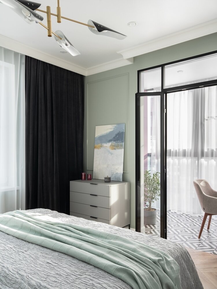 Фотография: Спальня в стиле Современный, Эклектика, Квартира, Проект дня, Санкт-Петербург, 3 комнаты, 40-60 метров, VizDiz, Екатерина Лоскутова, Илона Ореховская – фото на INMYROOM Фотография: Спальня в стиле Современный, Эклектика, Квартира, Проект дня, Санкт-Петербург, 3 комнаты, 40-60 метров, VizDiz, Екатерина Лоскутова, Илона Ореховская – фото на INMYROOM