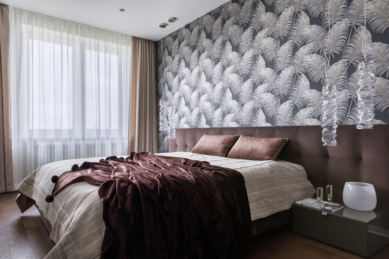 Фотография: Спальня в стиле Современный, Квартира, Проект недели, Санкт-Петербург, Монолитный дом, 4 и больше, Более 90 метров, Кирилл Пономаренко – фото на INMYROOM Фотография: Спальня в стиле Современный, Квартира, Проект недели, Санкт-Петербург, Монолитный дом, 4 и больше, Более 90 метров, Кирилл Пономаренко – фото на INMYROOM