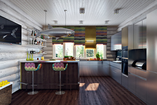 Фото из портфолио Рыбацкая резиденция  – фотографии дизайна интерьеров на INMYROOM