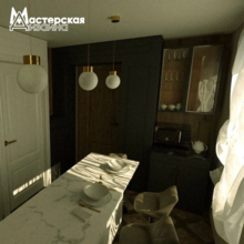 Фото из портфолио Проект кухонного пространства – фотографии дизайна интерьеров на INMYROOM