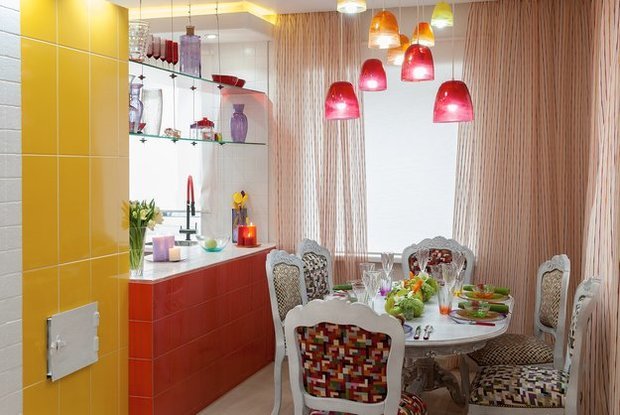 Фотография: Кухня и столовая в стиле Эклектика, Дом, Дома и квартиры – фото на INMYROOM